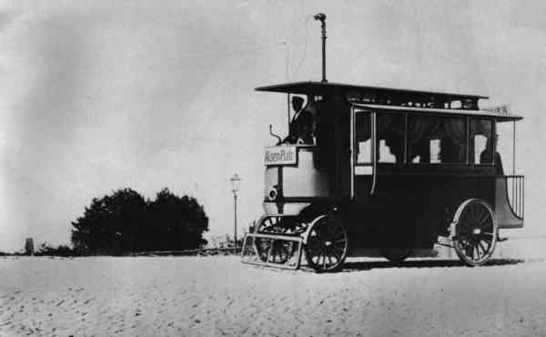 The trolleybus from the year 1901 drove only 3 month in Eberswalde.