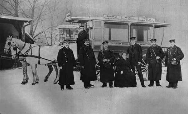 Eberswalde horse-drawn carriage traffic