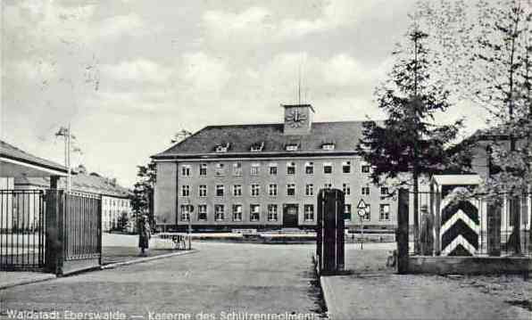 Kaserne des Schützen-Regiments 3 in Eberswalde