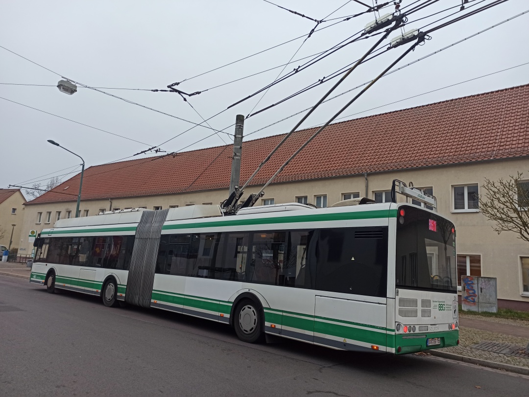 Gelenkobus Nr. 056 vom polnischen Typ Solaris Trollino 18 AC
