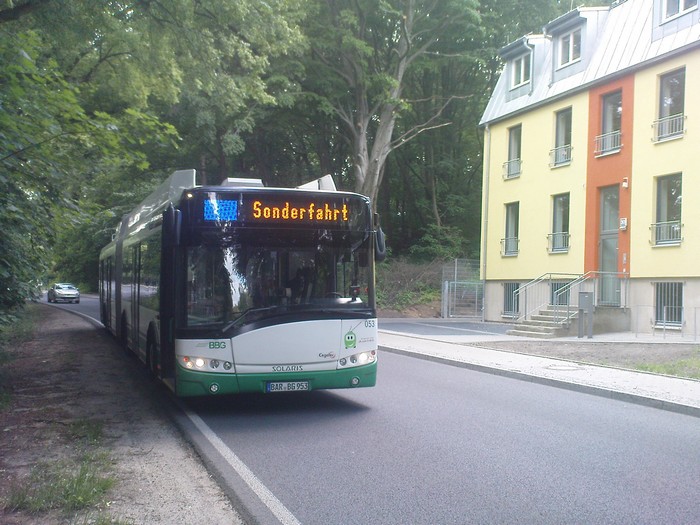 Gelenkobus 053 im Kupferhammerweg