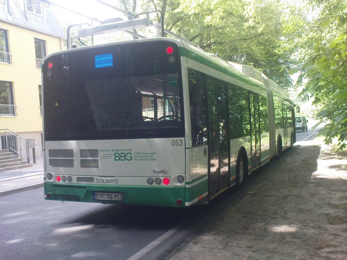 Gelenkobus 053 im Kupferhammerweg