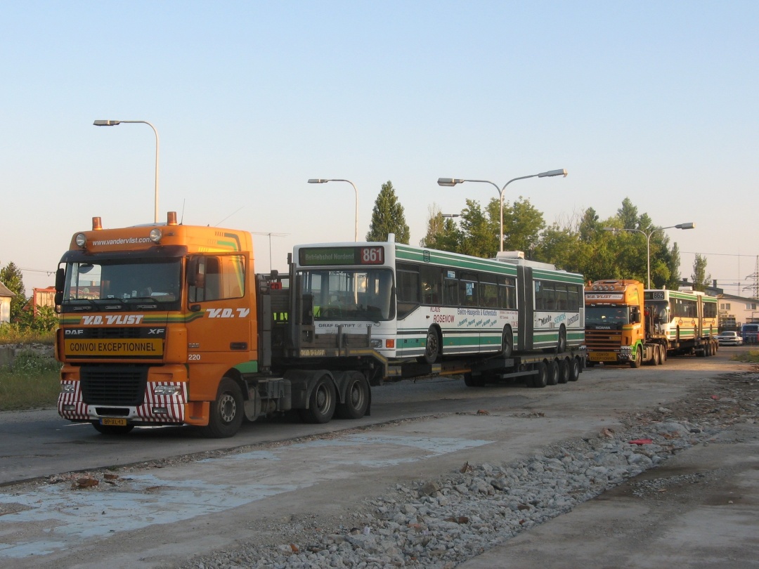 Ankunft auf dem Werksgelände des ehemaligen Busherstellers Ikarus